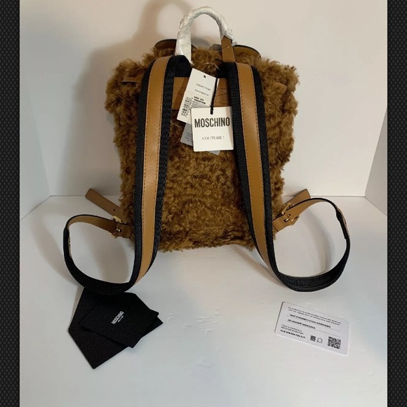 Moschino Couture Jeremy Teddy Bear Backpack New - Picture 2 of 5